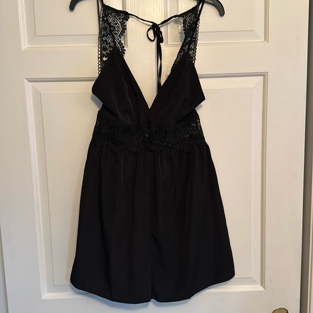 Love tree black romper